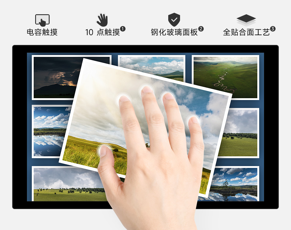 10.1 英寸触控屏电容式 10 点触摸