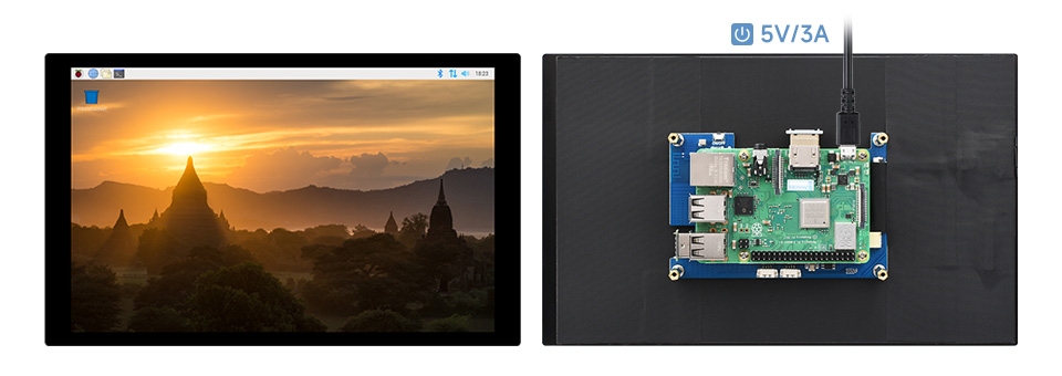 10.1 英寸触控屏接入树莓派 CM4