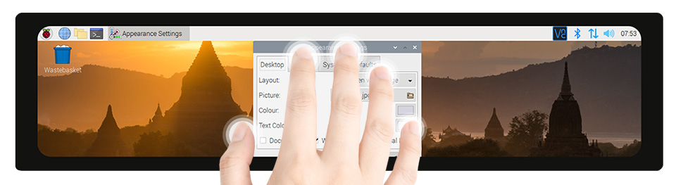 11.9 英寸 DSI 触控屏电容式五点触摸