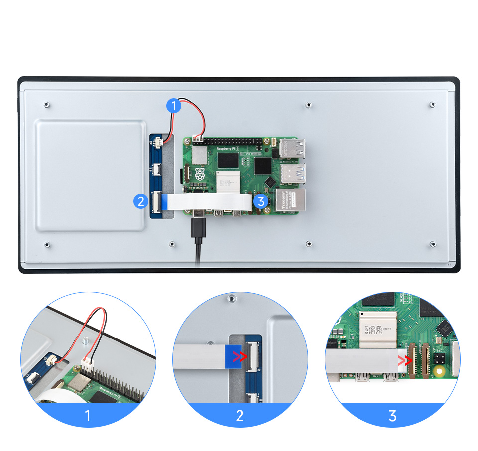 12.3 英寸 DSI 显示屏/触控屏支持电容式十点触控