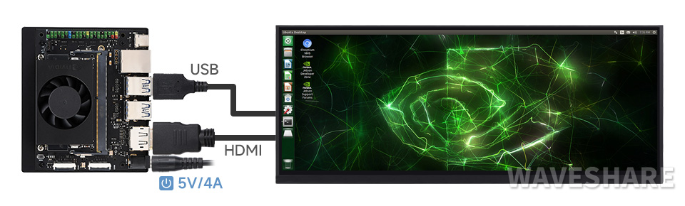 12.3英寸触控屏接入 Jetson Nano