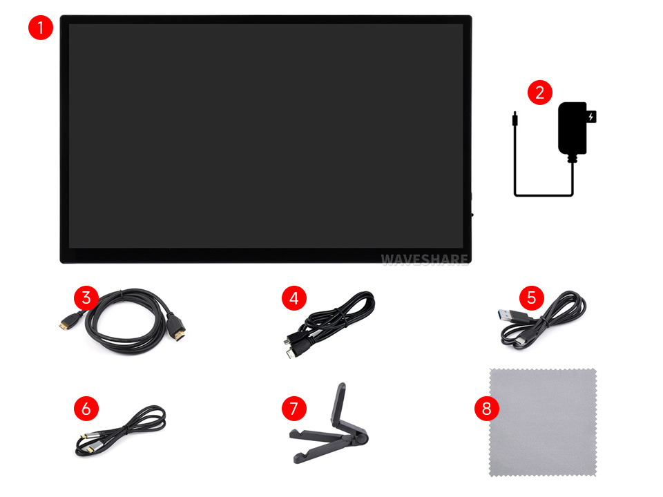 13.3 英寸 FHD AMOLED 触控屏配置清单
