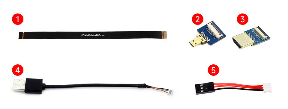 7 英寸 QLED 触控屏接入树莓派 4B