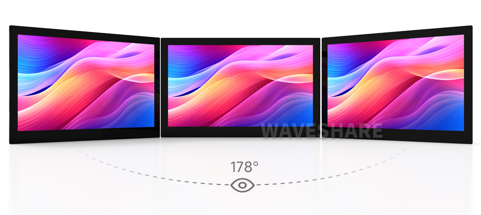 13.3 英寸高色域触摸显示器支持 DDC/CI 亮度调节功能