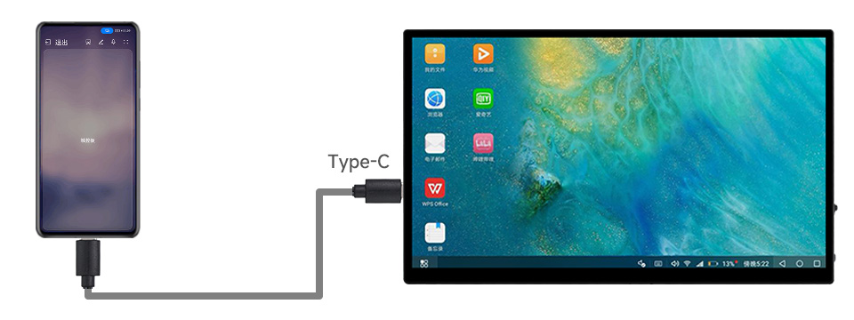 13.3 英寸 2K AMOLED 触控屏接入手机
