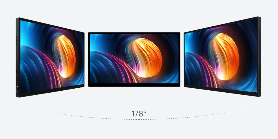 13.3 英寸 2K AMOLED 触控屏显示角度