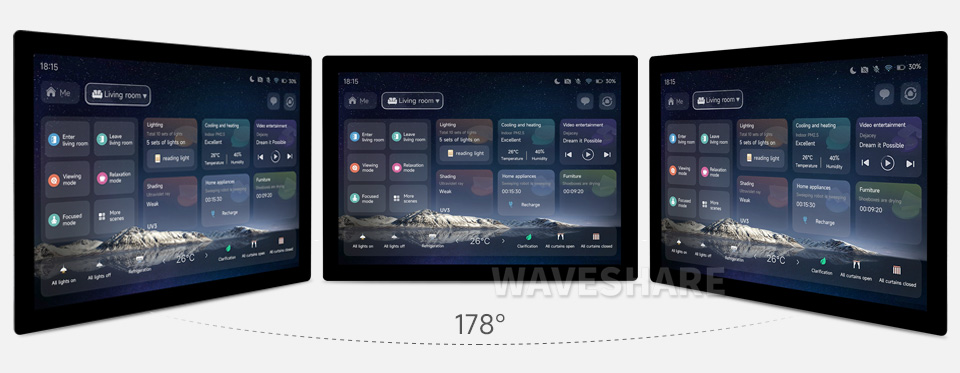 14 英寸高清触控屏显示角度