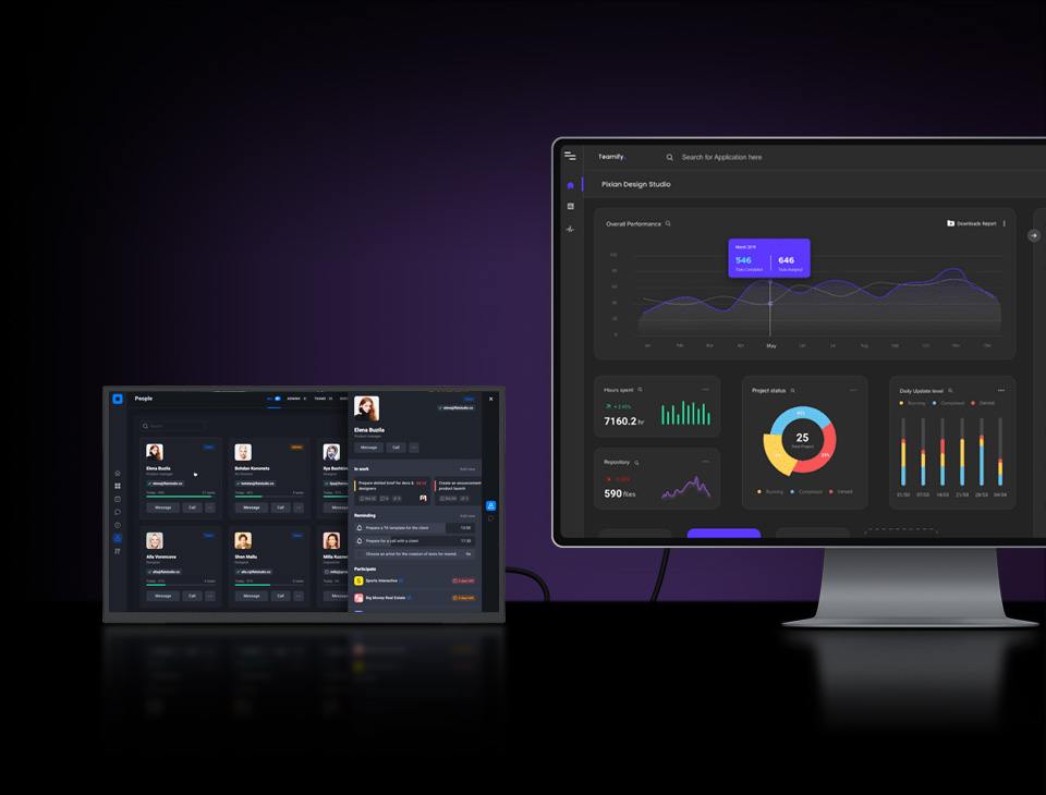 18.5 英寸 4K 便携式显示器 电脑分屏使用 协同处理