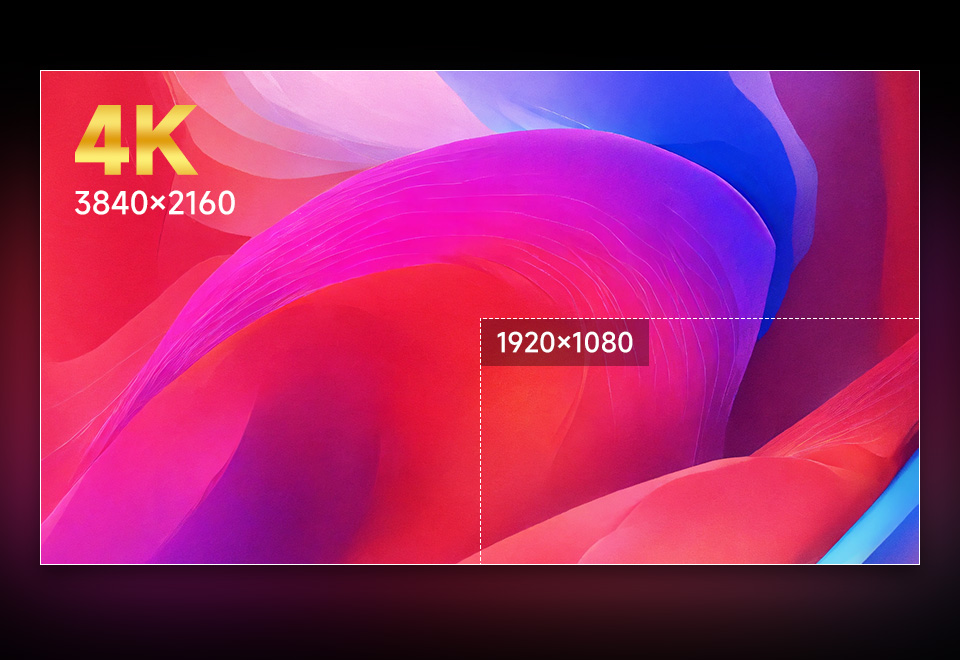 18.5 英寸 4K 便携式显示器 4K 超清分辨率