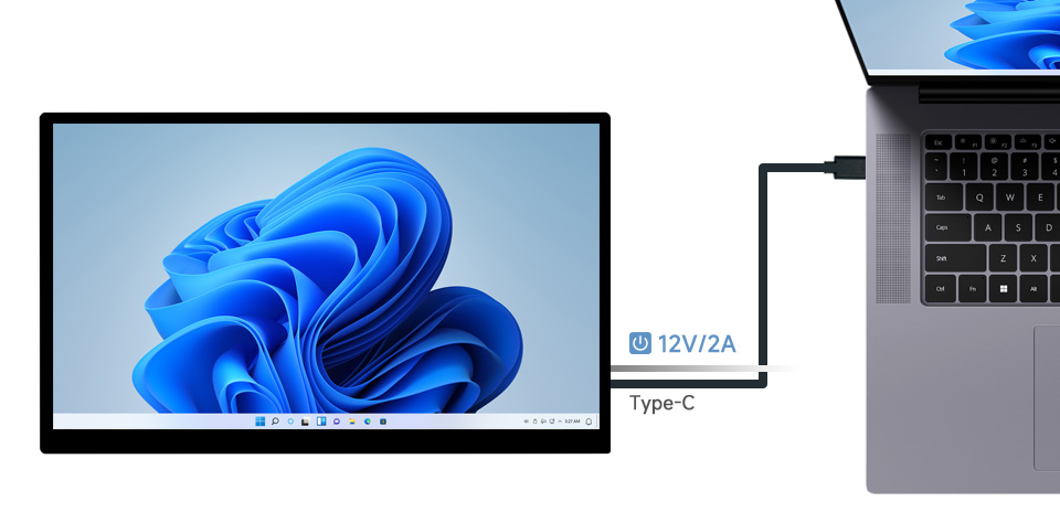 18.5 英寸电容触控屏接入各种 PC