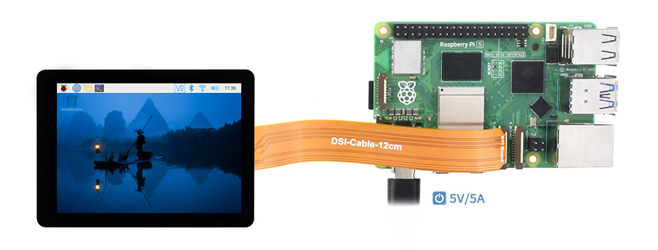 2.8 英寸 DSI 触控屏