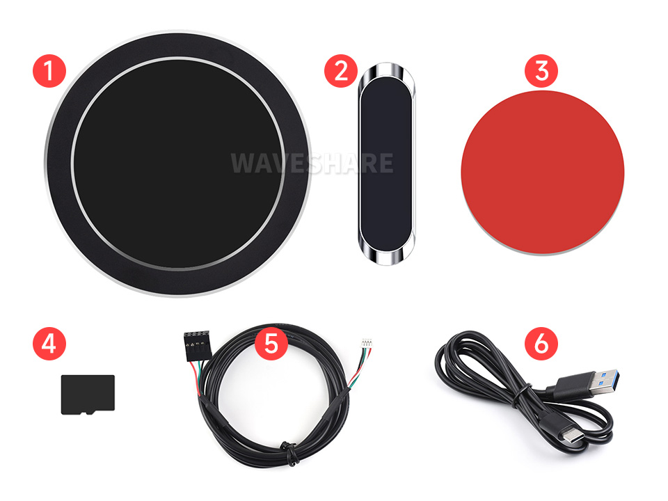 2.8inch USB Monitor B 配置清单