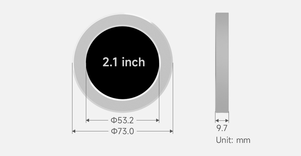 USB 水冷屏产品尺寸