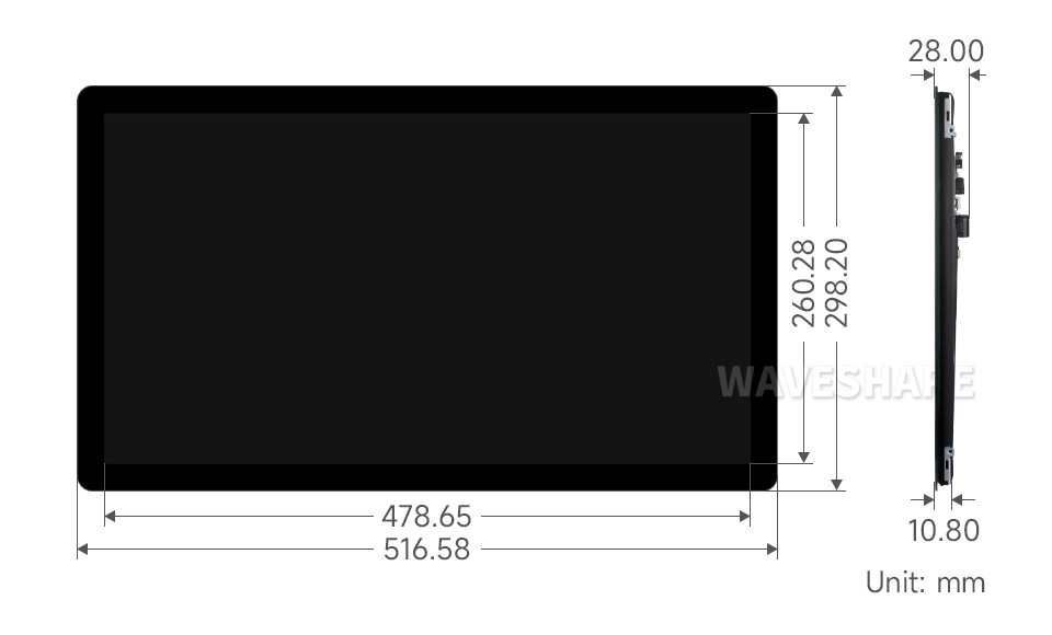 21.5 英寸电容触控屏