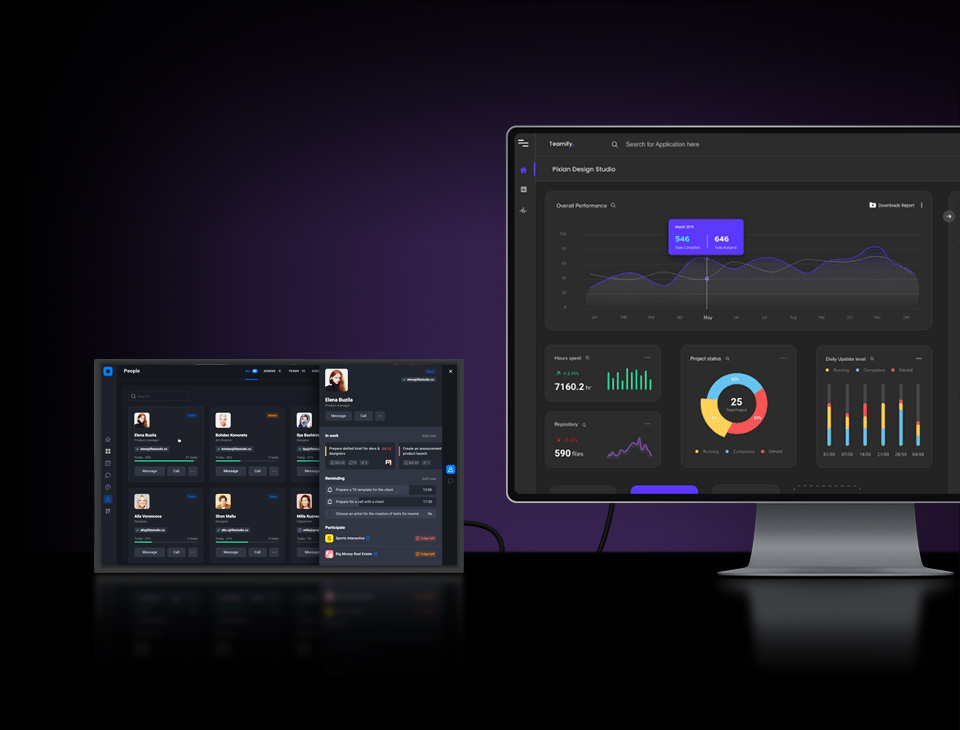 24.5 英寸 2K 便携式显示器 电脑分屏使用 协同处理