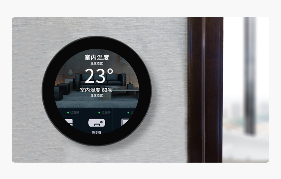 3.4/4 英寸圆形触控屏产品展示