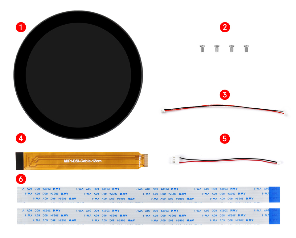 4-DSI-TOUCH-C 配置清单