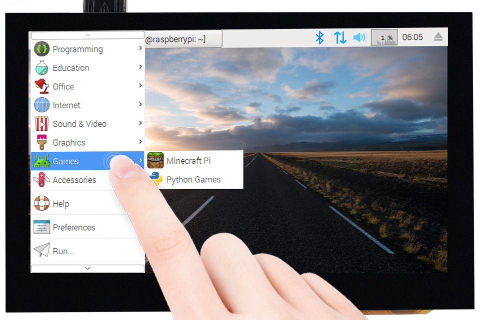 4.3 英寸 DSI 触控屏电容式五点触摸