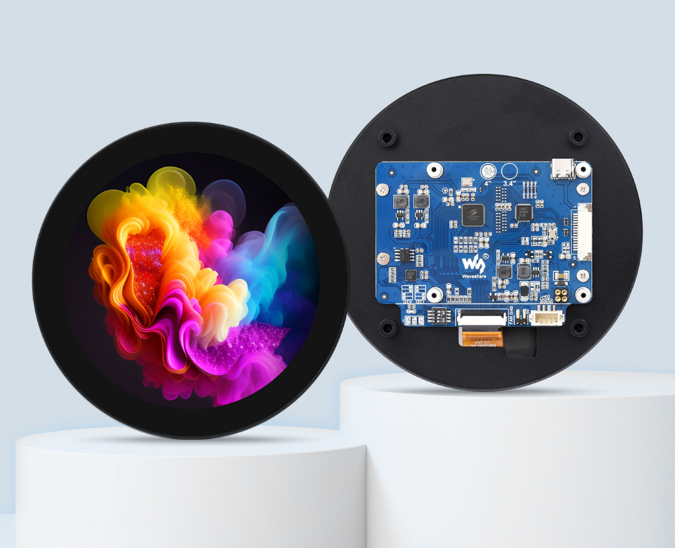 4 英寸圆形触控屏