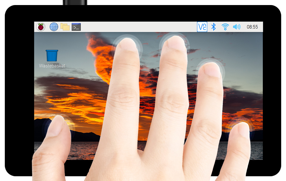 4 英寸 DSI 触控屏电容式五点触摸