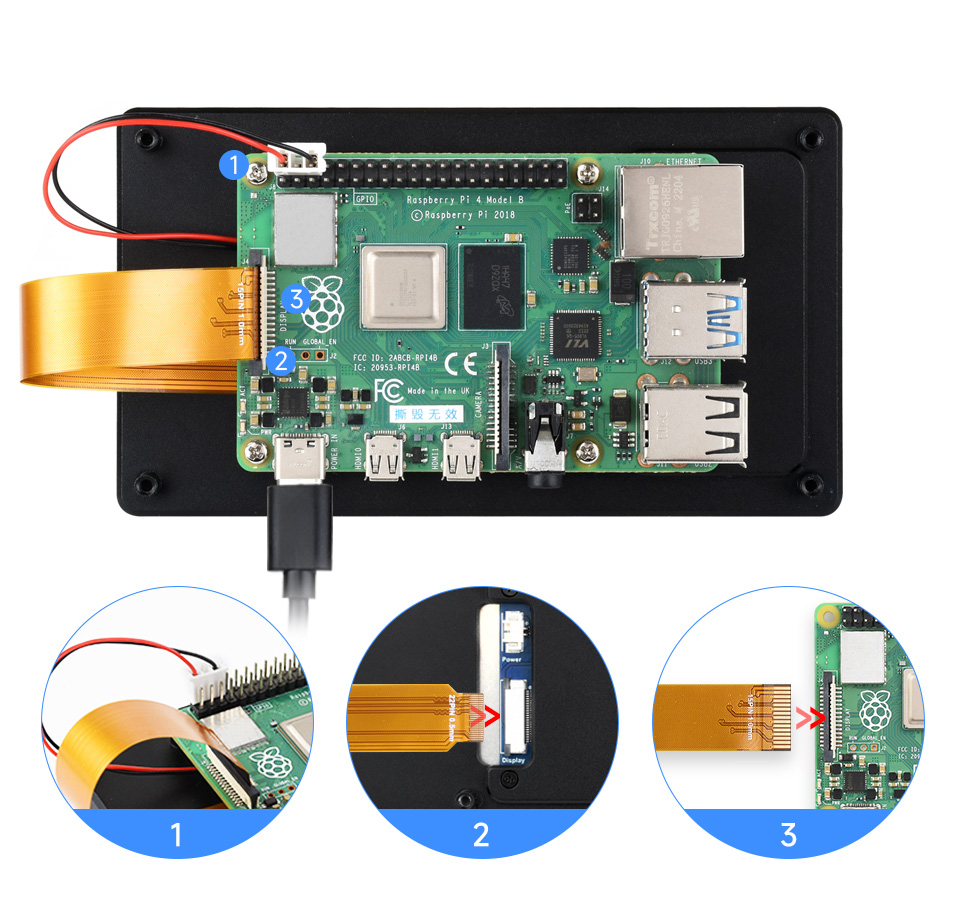 5 英寸 DSI 显示屏/触控屏