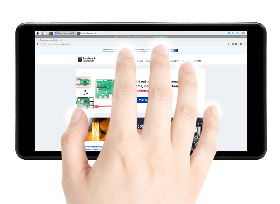 5.5 英寸 2K 触控屏电容式 5 点触摸