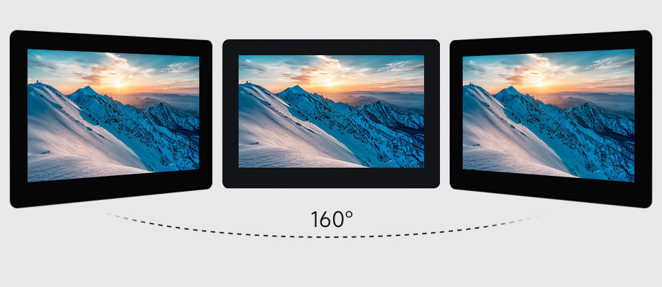 5 英寸 DSI 显示屏/触控屏显示角度