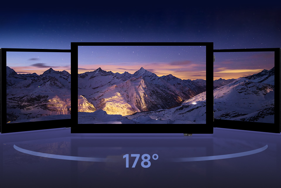 5 英寸触控屏显示角度