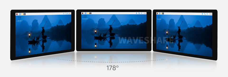 5 英寸触控屏显示角度