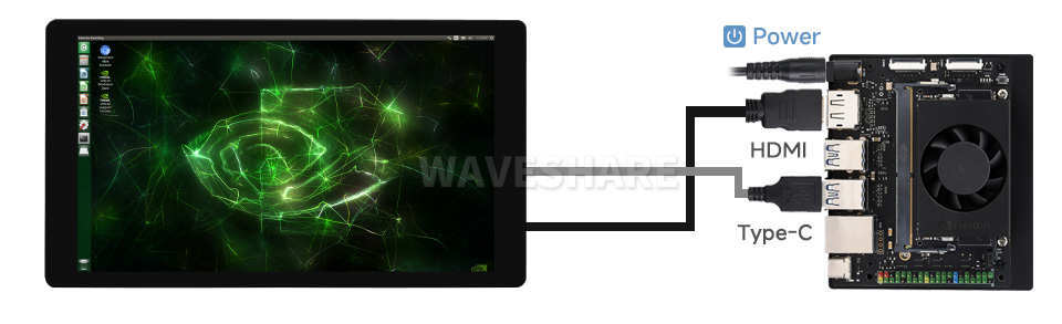 5 英寸触控屏接入各种 mini PC