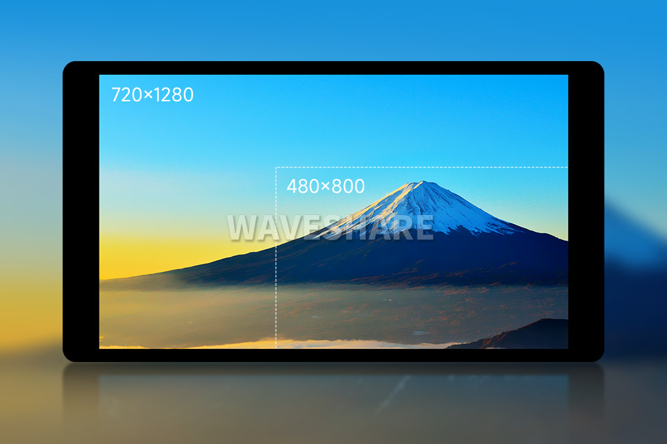 5英寸电容触控屏宽视角 IPS 显示面板