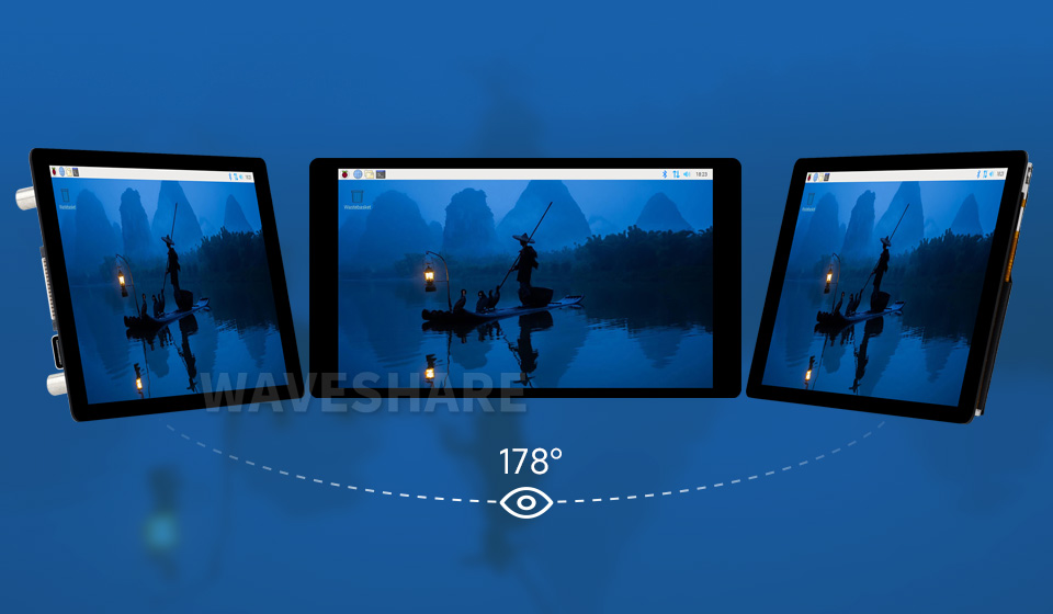 5 英寸触控屏显示角度