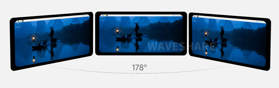 6.25 英寸触控屏显示角度