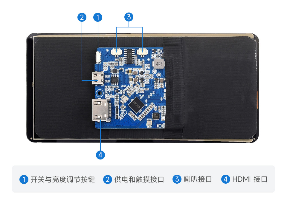 6.25 英寸触控屏接口简介