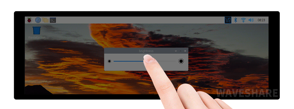 7.9 英寸 DSI 触控屏背光亮度