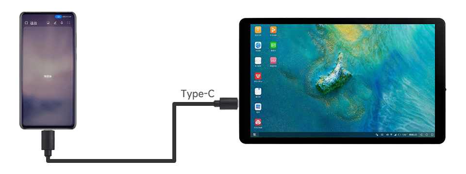 8 英寸高色域触摸显示器接入手机