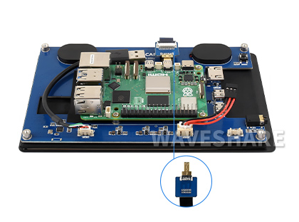 7 英寸 QLED 触控屏接入树莓派 3B+