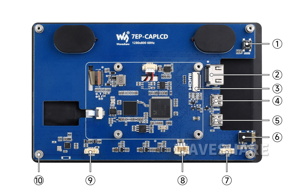 7 英寸 QLED 触控屏接口简介
