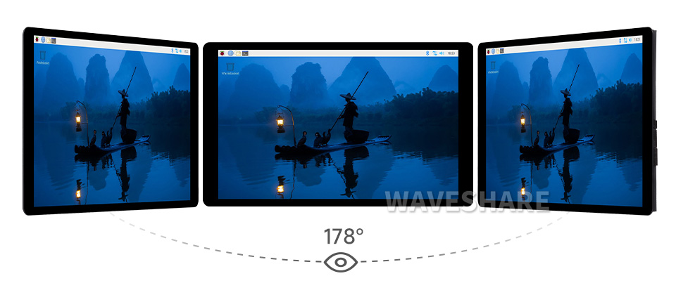 8.8 英寸触控屏显示角度