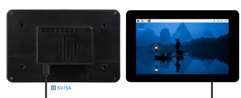 7 英寸 DSI 显示屏/触控屏接入树莓派 5