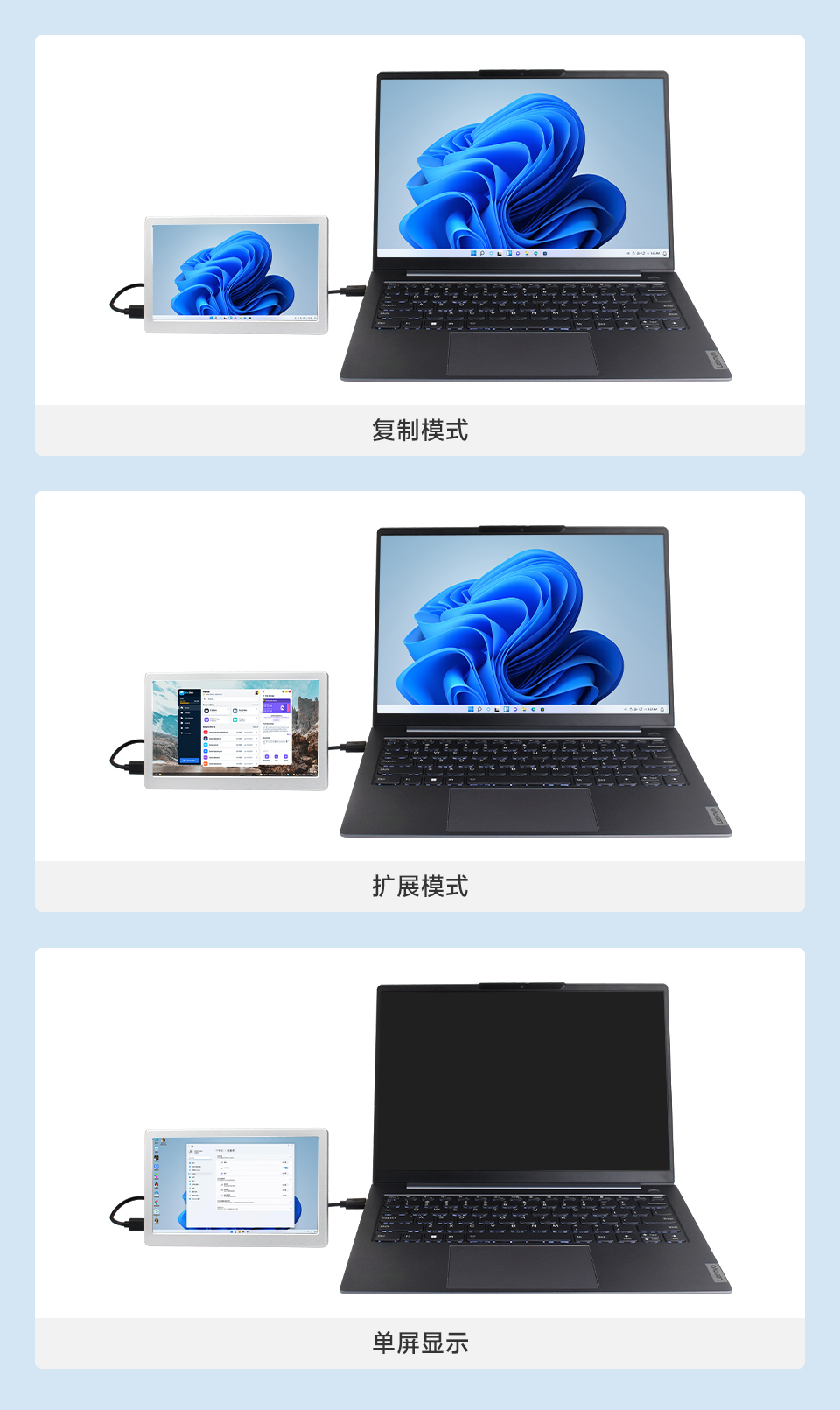 多种显示工作模式