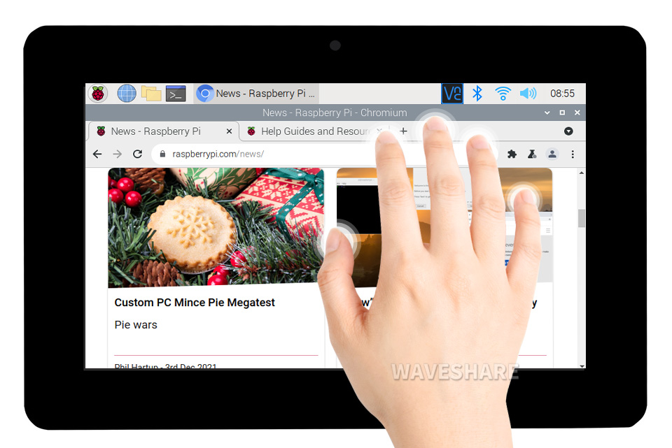 8 英寸 DSI 触控屏电容式五点触摸