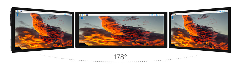 9.3 英寸触控屏显示角度
