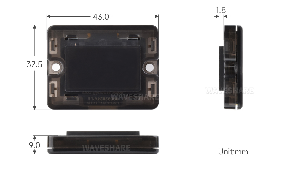 CM5 IO Board 金属外壳外形尺寸