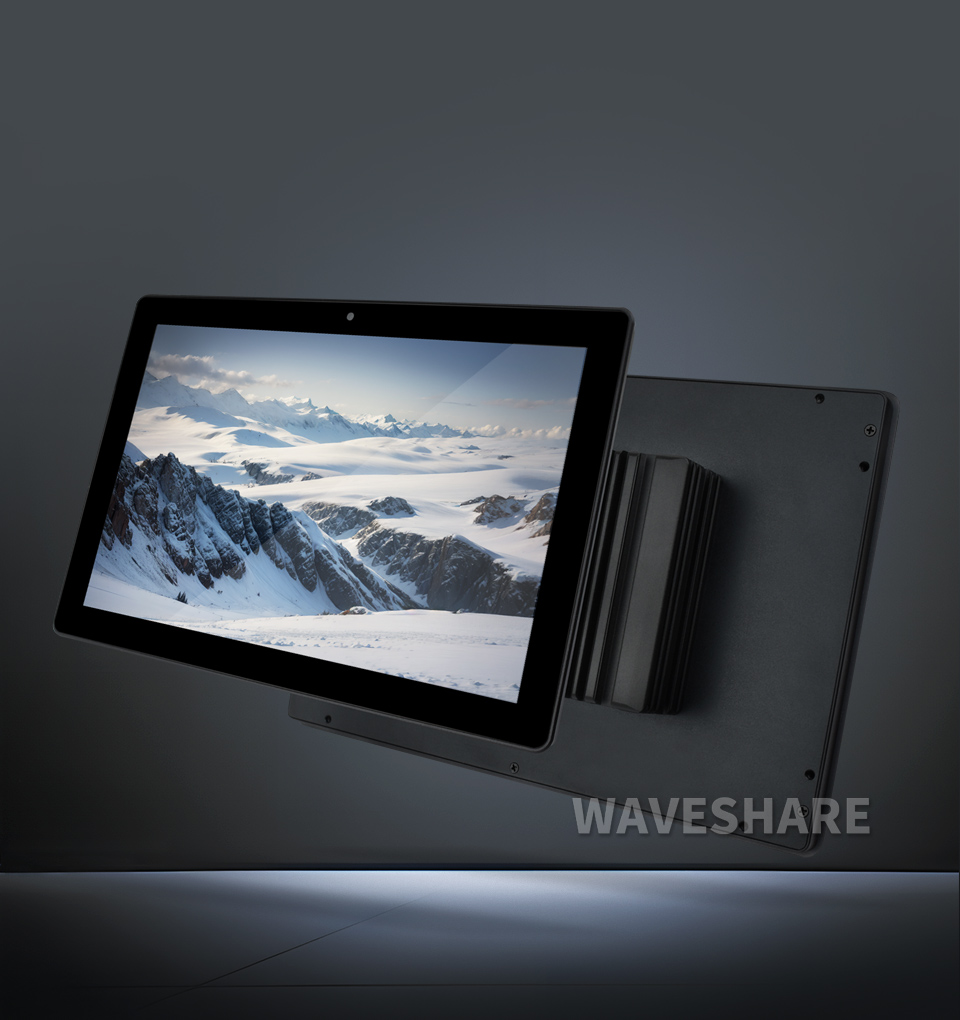 树莓派5工业HMI触控一体机钢化玻璃面板