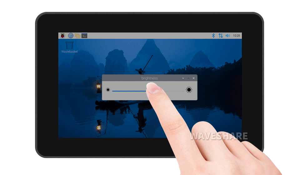 树莓派5工业HMI触控一体机供电方式