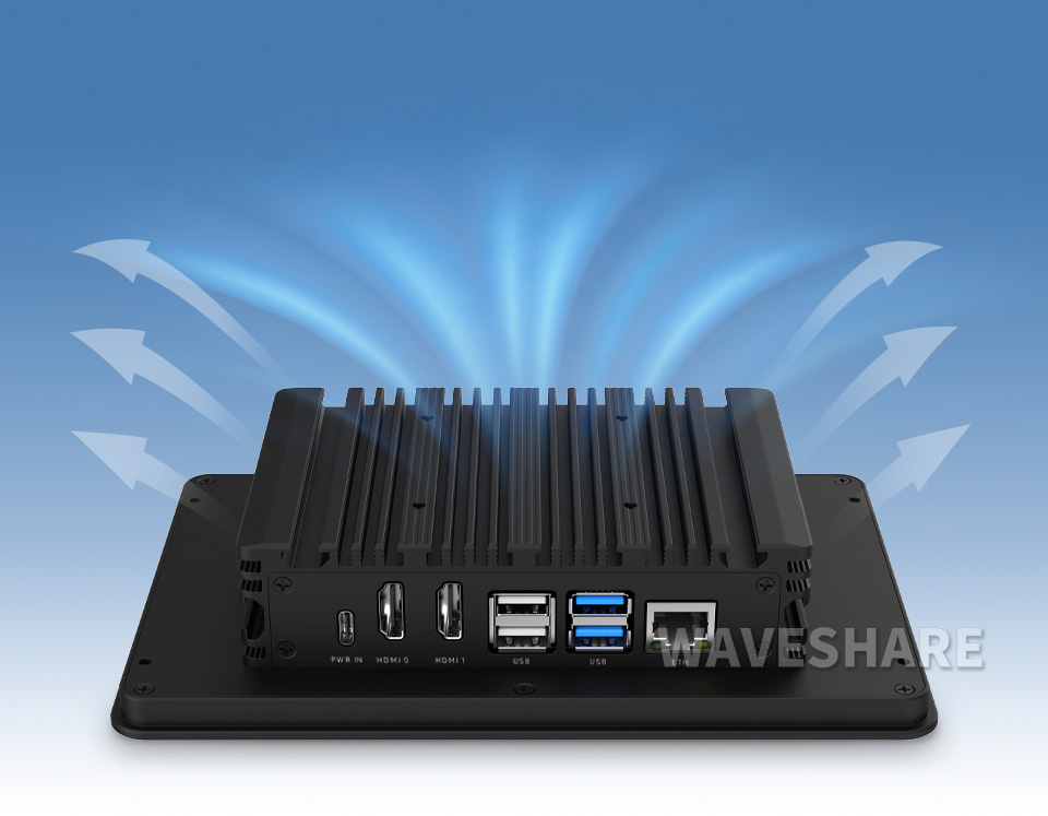 树莓派5工业HMI触控一体机散热性能