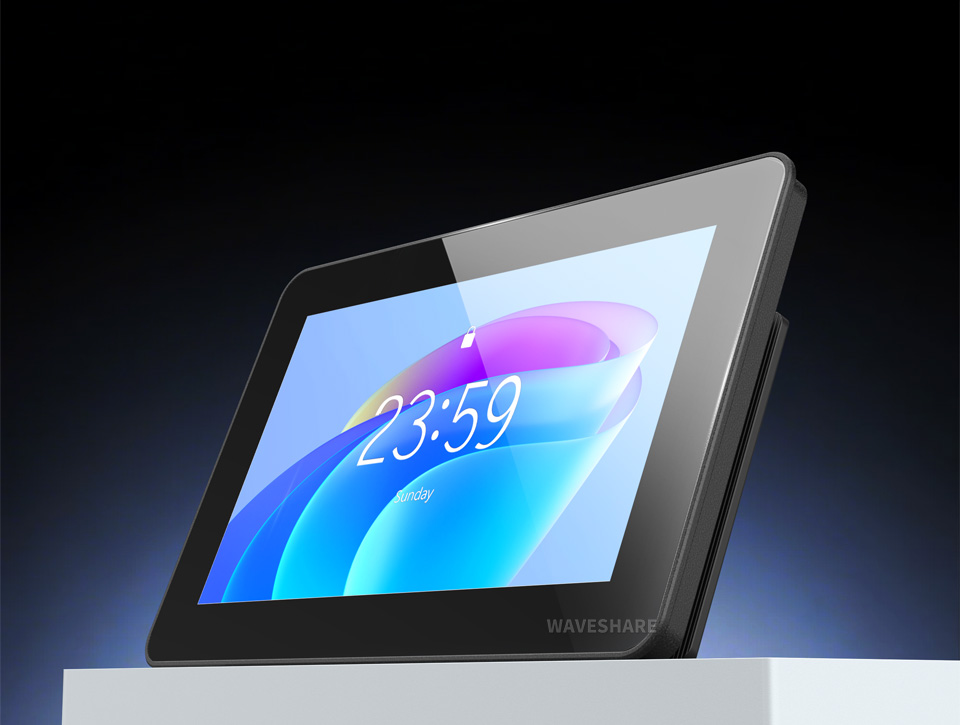 树莓派5工业HMI触控一体机钢化玻璃面板