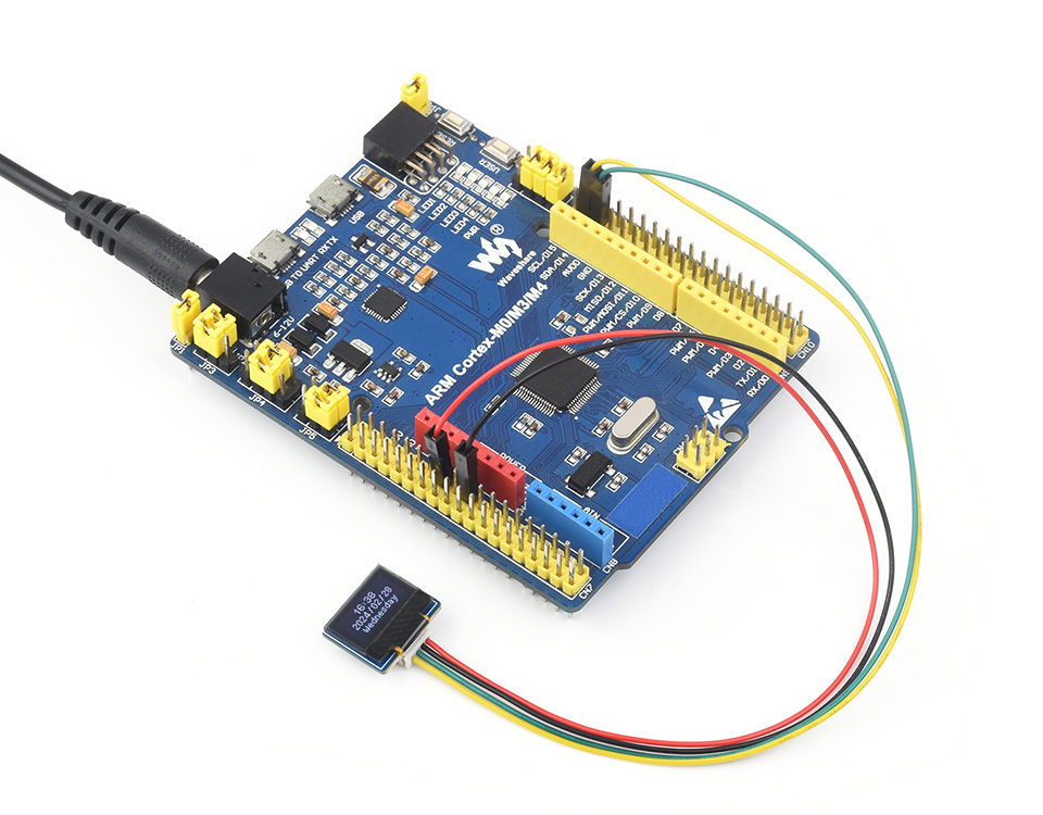 0.49 英寸 OLED 扩展板使用示例