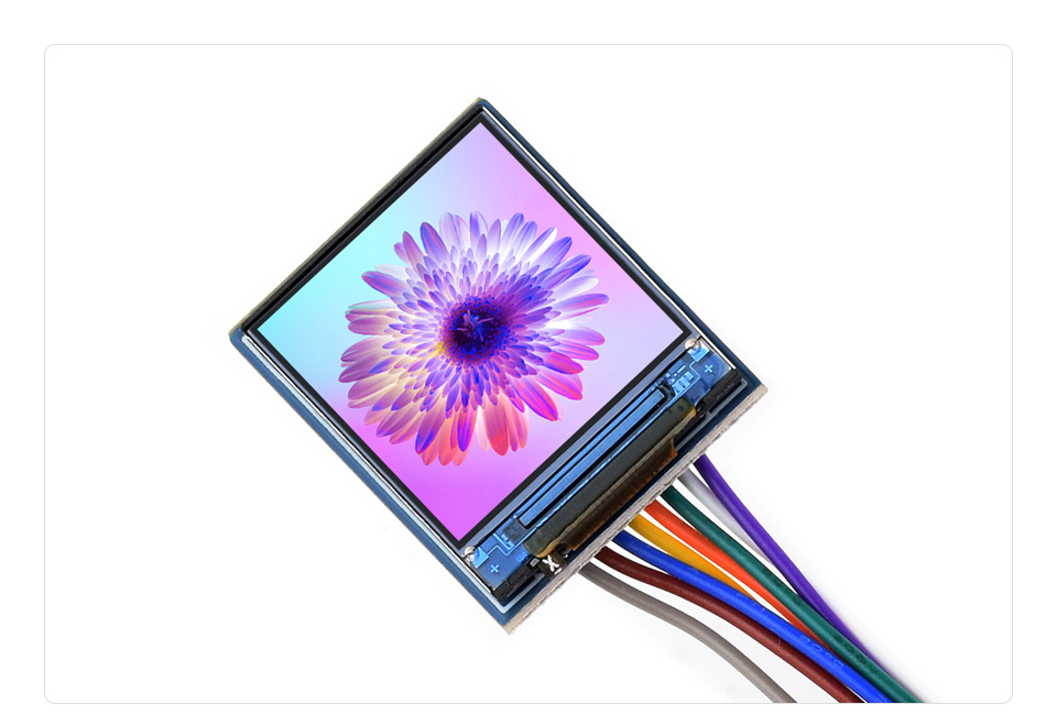 0.85 英寸 LCD 扩展板使用示例